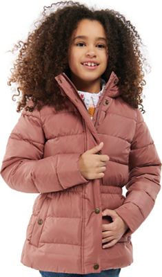 Barbour Girls' Littlebury Quilt Jacket - Small - Rose Blush / Navy Adventure Floral product image