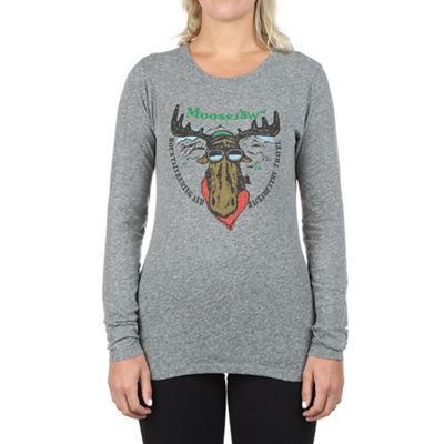 Moosejaw Women's Classic Classic Moose LS Tee - XXL - Heather Grey product image