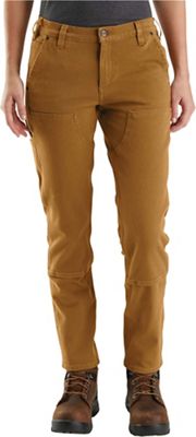 Carhartt Women's Rugged Flex Relaxed Fit Twill Double-Front Work Pant - 4 Tall - Carhartt Brown product image