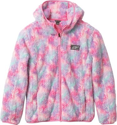 Eddie Bauer Kids' Quest Plush Printed Fleece Hooded Jacket - XS - Soft Pink product image