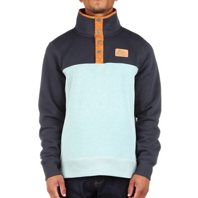 Moosejaw Men's Long Weekend Snap Pullover - Large - Marine / Sky product image