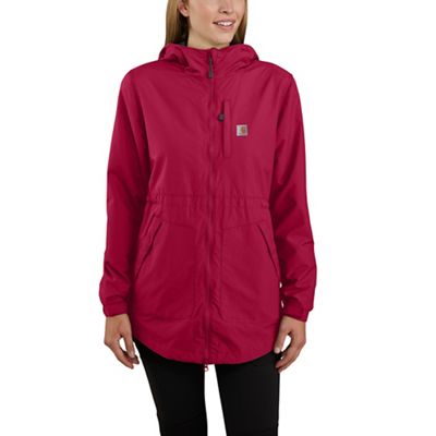 Carhartt Women's Rain Defender Relaxed Fit Lightweight Coat - XS - Beet Red product image