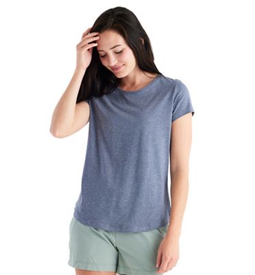 Free Fly Women's Bamboo Current Tee - Small - Stonewash product image