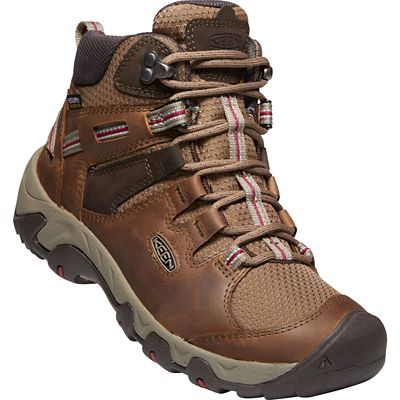 KEEN Women's Steens Waterproof Boot - 7 - Toasted Coconut / Tibetan Red product image