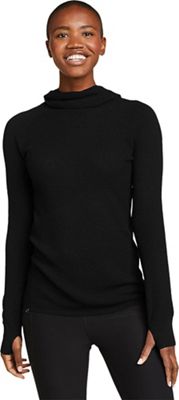 Eddie Bauer Women's Frigid Ridge  Thermal Hooded Sweater - Large - Black product image