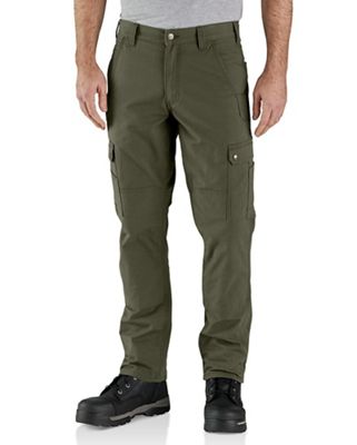 Carhartt Men's Rugged Flex Relaxed Fit Ripstop Cargo Work Fleece-Lined - 34x34 - Basil product image