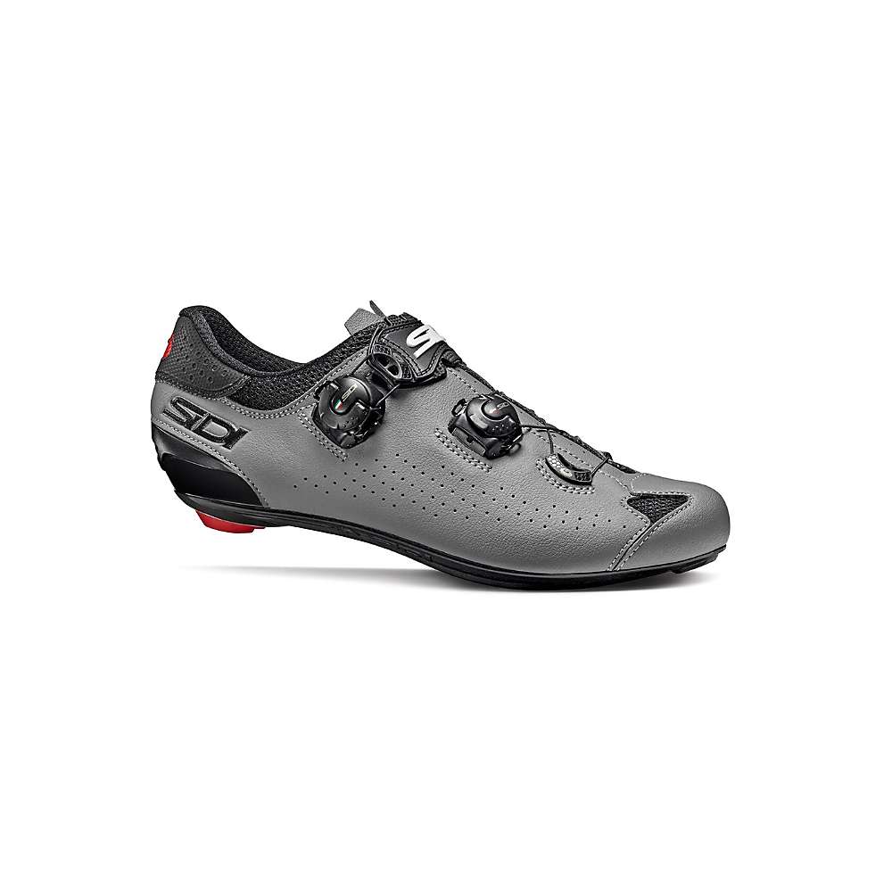 Sidi Men's Genius 10 Cycling Shoe - 42 - Black / Grey -  SRS-GNX-BKGY-420