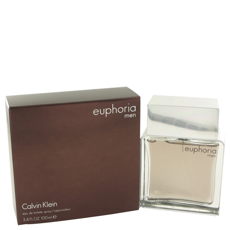 EUPHORIA BY CALVIN KLEIN FOR MEN   3.4oz   EDT/SPR   BRAND NEW IN 