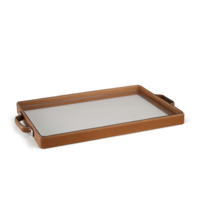 Henley Rectangular Tray - Saddle - Trays - Tabletop / Accents ...