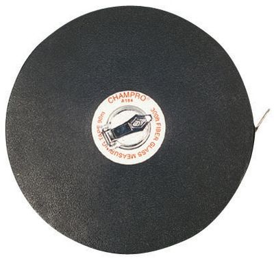 Champro Heavy-Duty Tape Measure - Dual Scale Feet & Meters With Easy Rewind