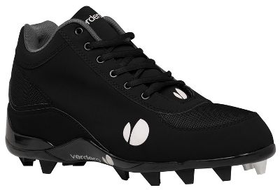 all black high top cleats