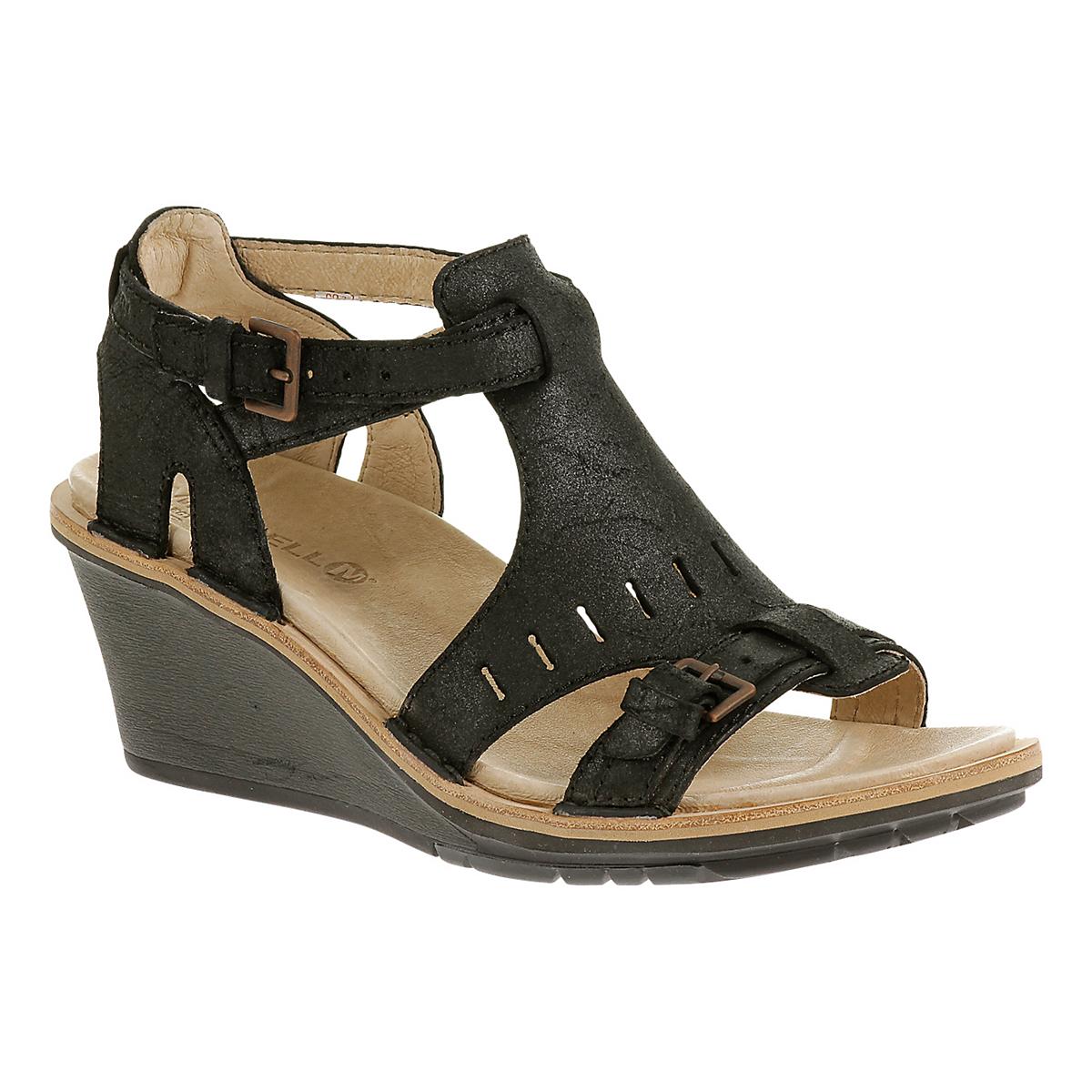 Womens Merrell Swivel Leather Sandals Shoe at Road Runner Sports