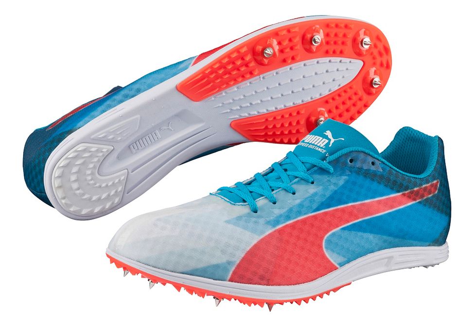 Mens Puma EvoSpeed Distance V6 Track and Field Shoe at Road Runner Sports