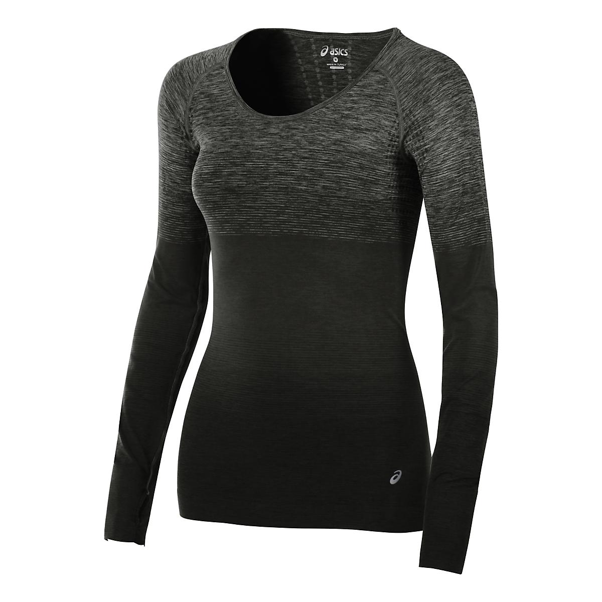 Womens ASICS Seamless Long Sleeve Technical Tops at Road Runner Sports