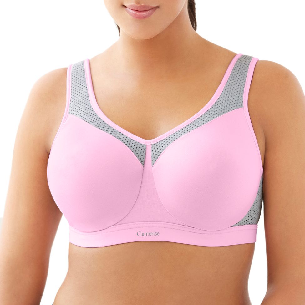 Womens Glamorise High Impact Underwire B/C Sports Bras at ...