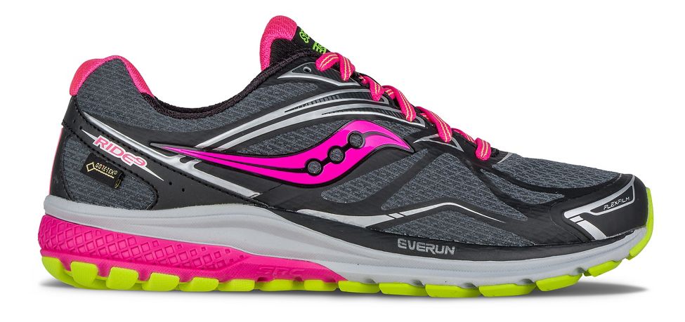 saucony women's ride 9 gtx running shoe