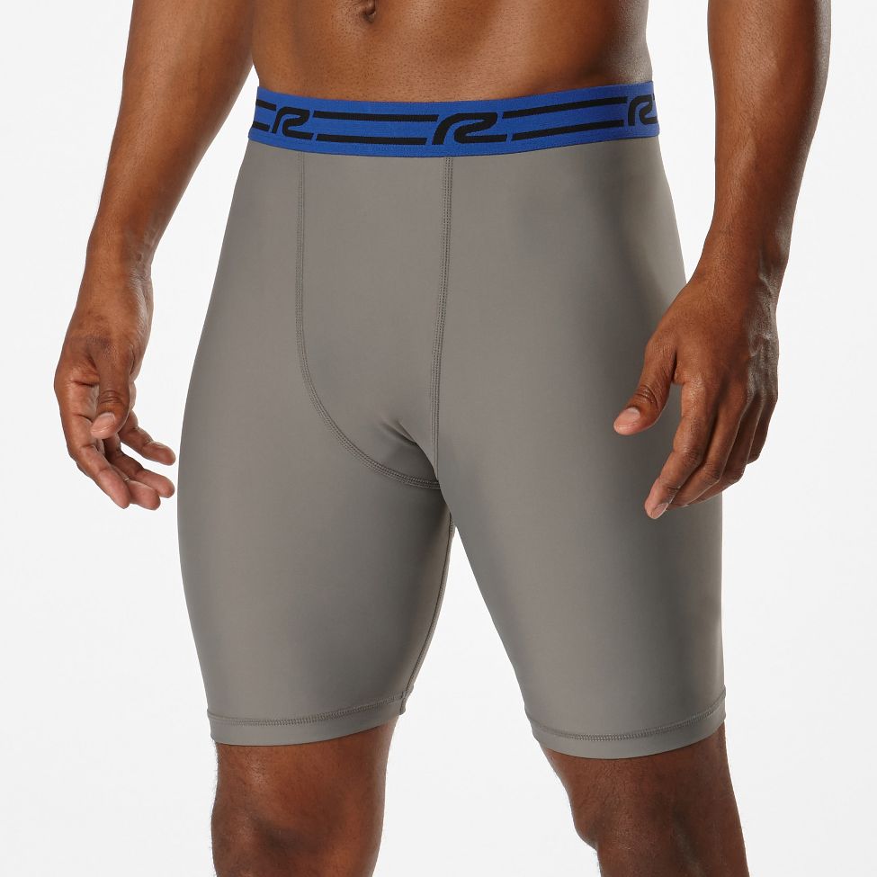 Mens Road Runner Sports Energy Boost 8" Compression Short Boxer Brief