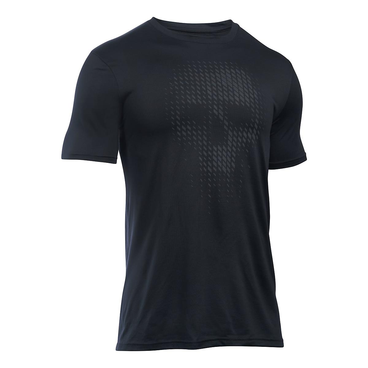 Mens Under Armour Run Graphic Skull T Short Sleeve Technical Tops at ...