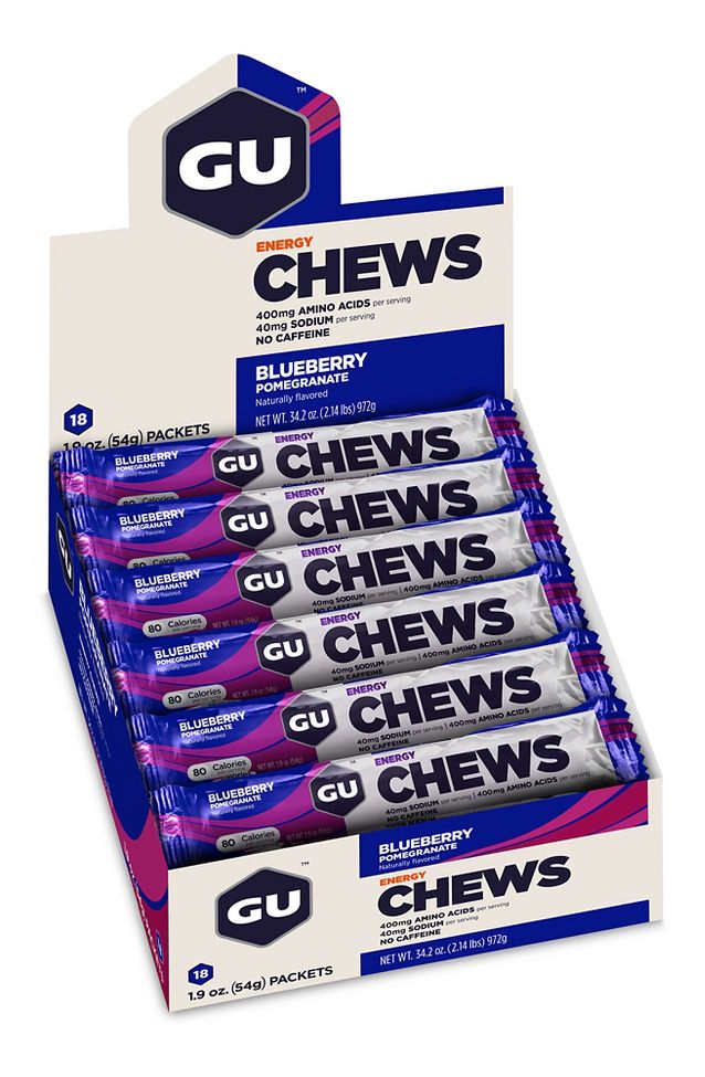 GU Energy Chews 18 pack Chews Nutrition at Road Runner Sports