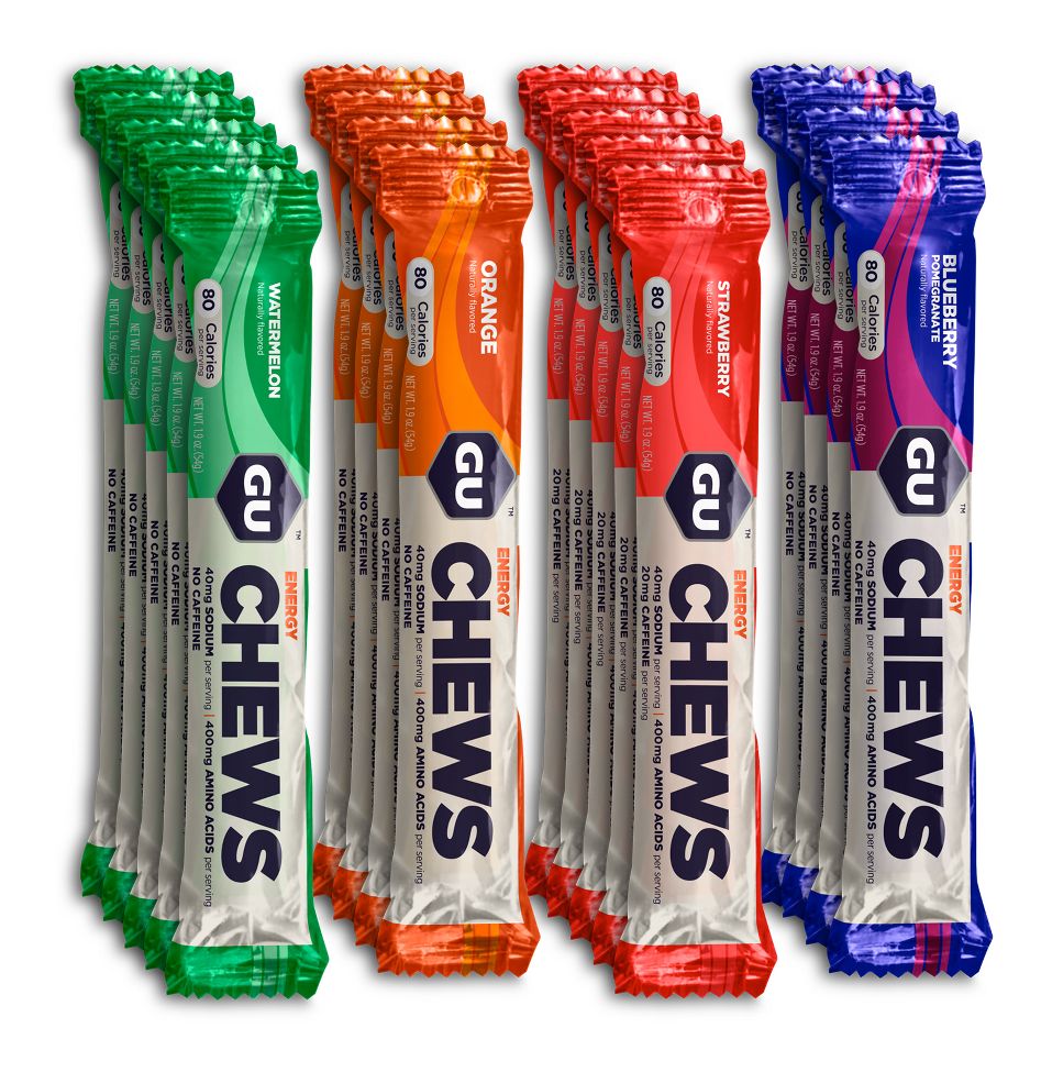 GU Energy Chews 18 pack Chews Nutrition at Road Runner Sports