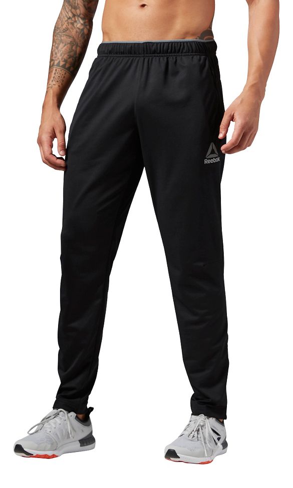 reebok men's crossfit stacked logo pants