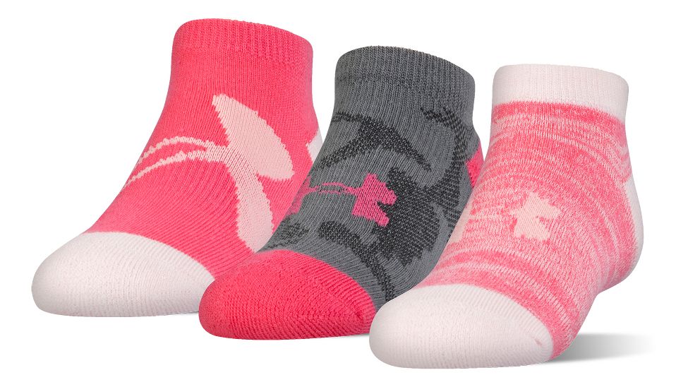 Under Armour Kids Next Statement No Show 3 pack Socks