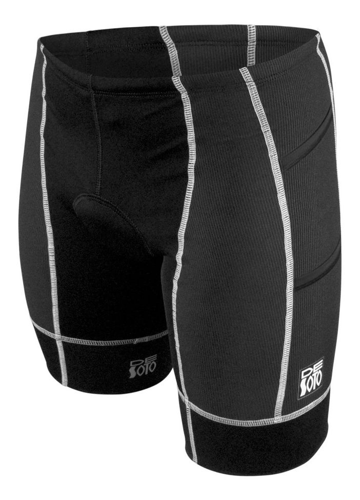 Mens De Soto Forza Tri 4Pockets Cycling Shorts at Road Runner Sports