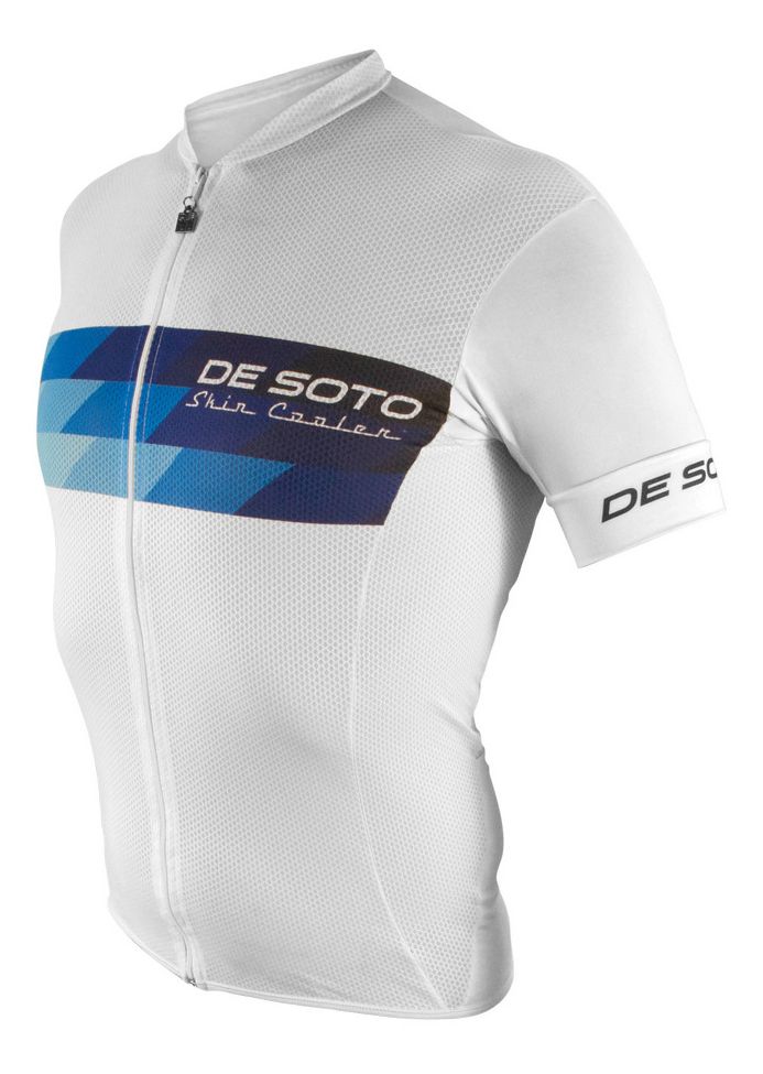 Image of De Soto Skin Cooler Full Zip Tri Top - Sleeved