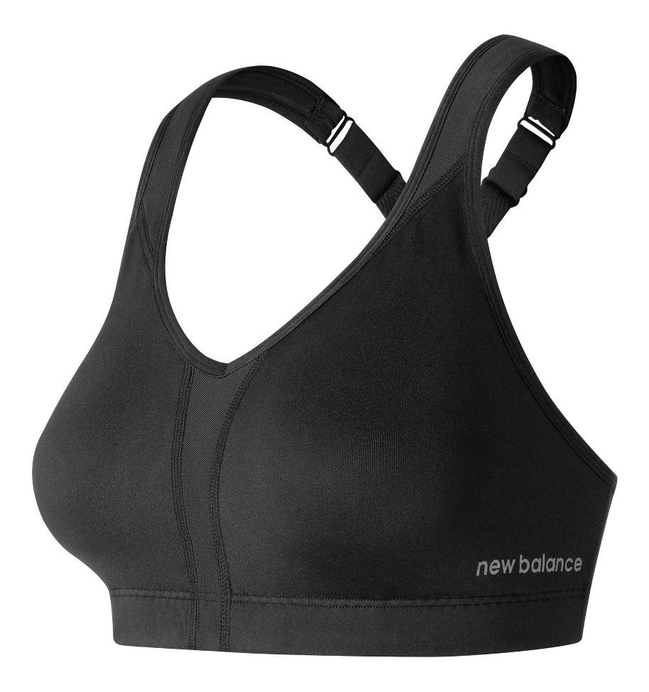 new balance grey sports bra