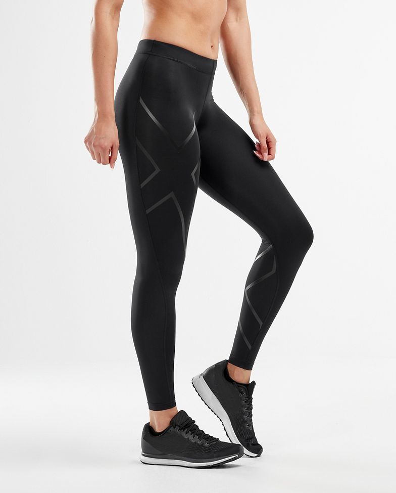 Womens 2XU Core Compression Tights at Road Runner Sports