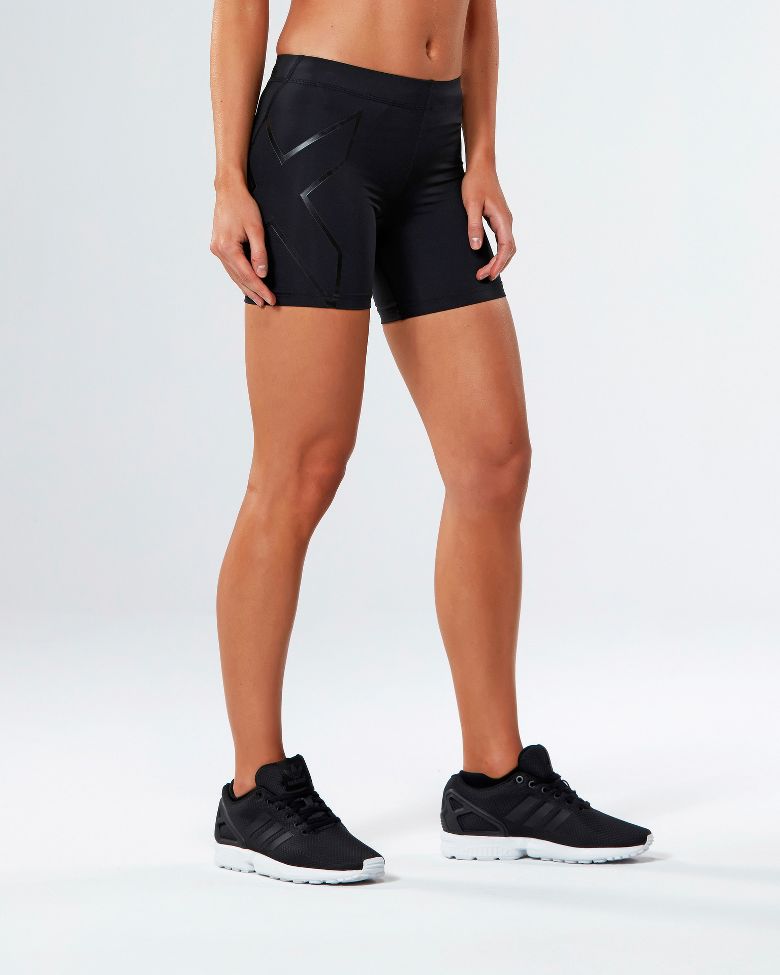 Womens 2XU Core 5" Compression & Fitted Shorts at Road Runner Sports