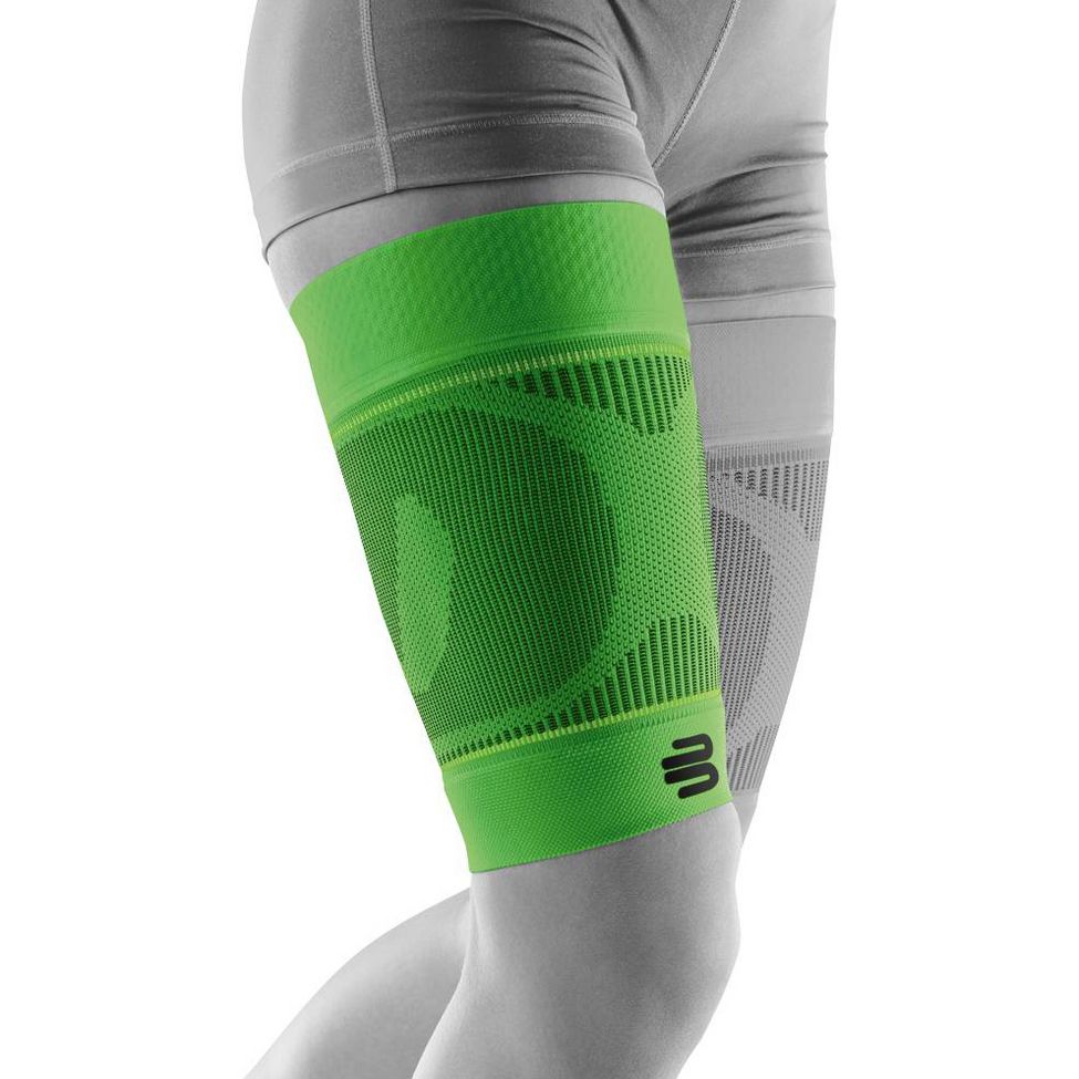 Bauerfeind Sports Compression Sleeves Upper Leg Injury Recovery at Road