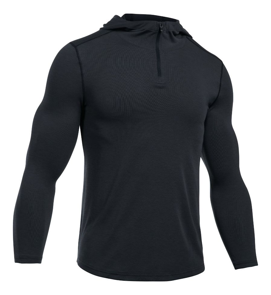 Image of Under Armour Threadborne Knit Fitted Hoodie