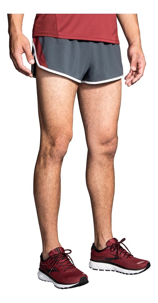 Mens Brooks Go To 2" Split Lined Shorts at Road Runner Sports