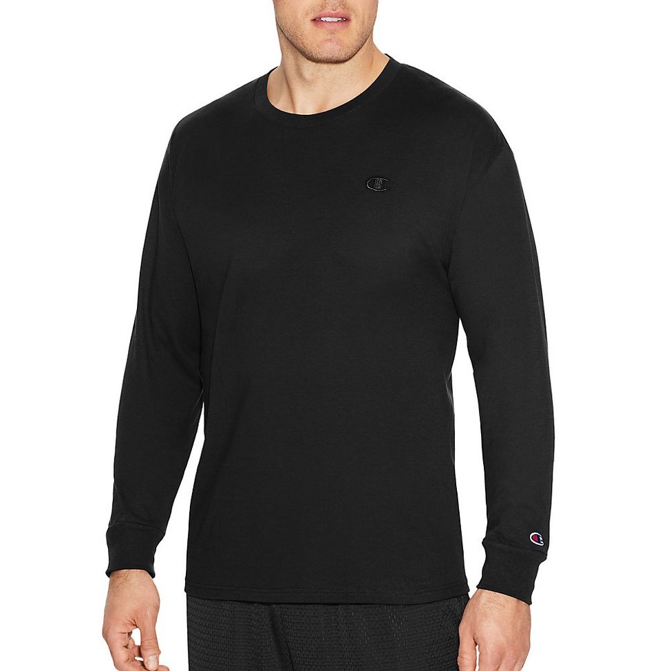champion jersey long sleeve t shirt
