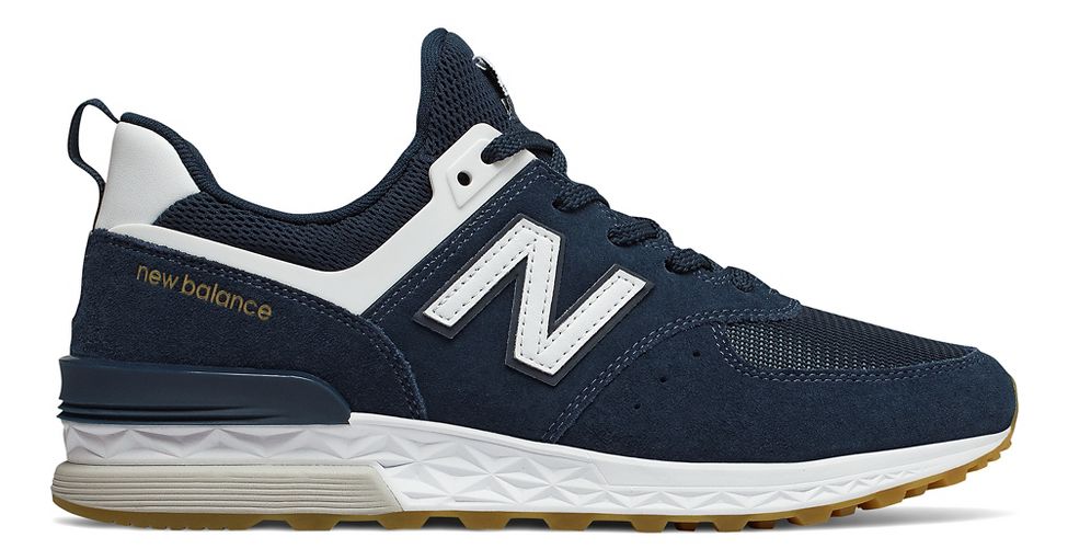 new balance 574 sport heathered sneaker