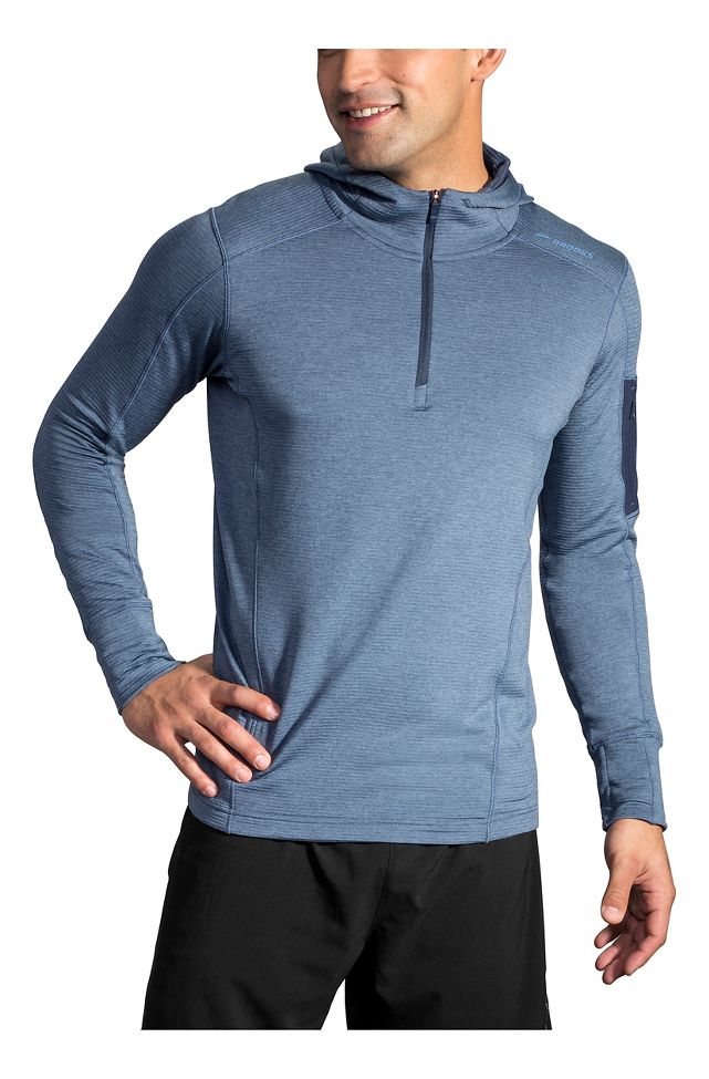 brooks notch thermal hoodie