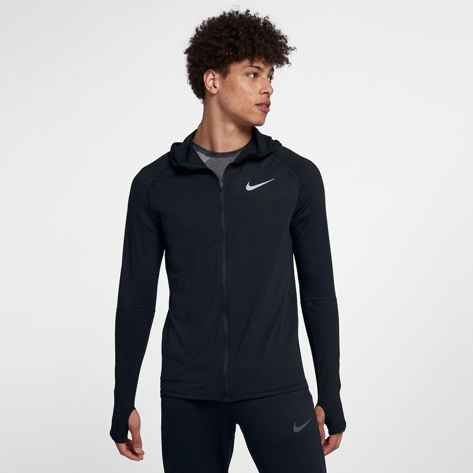 nike element full zip hoodie