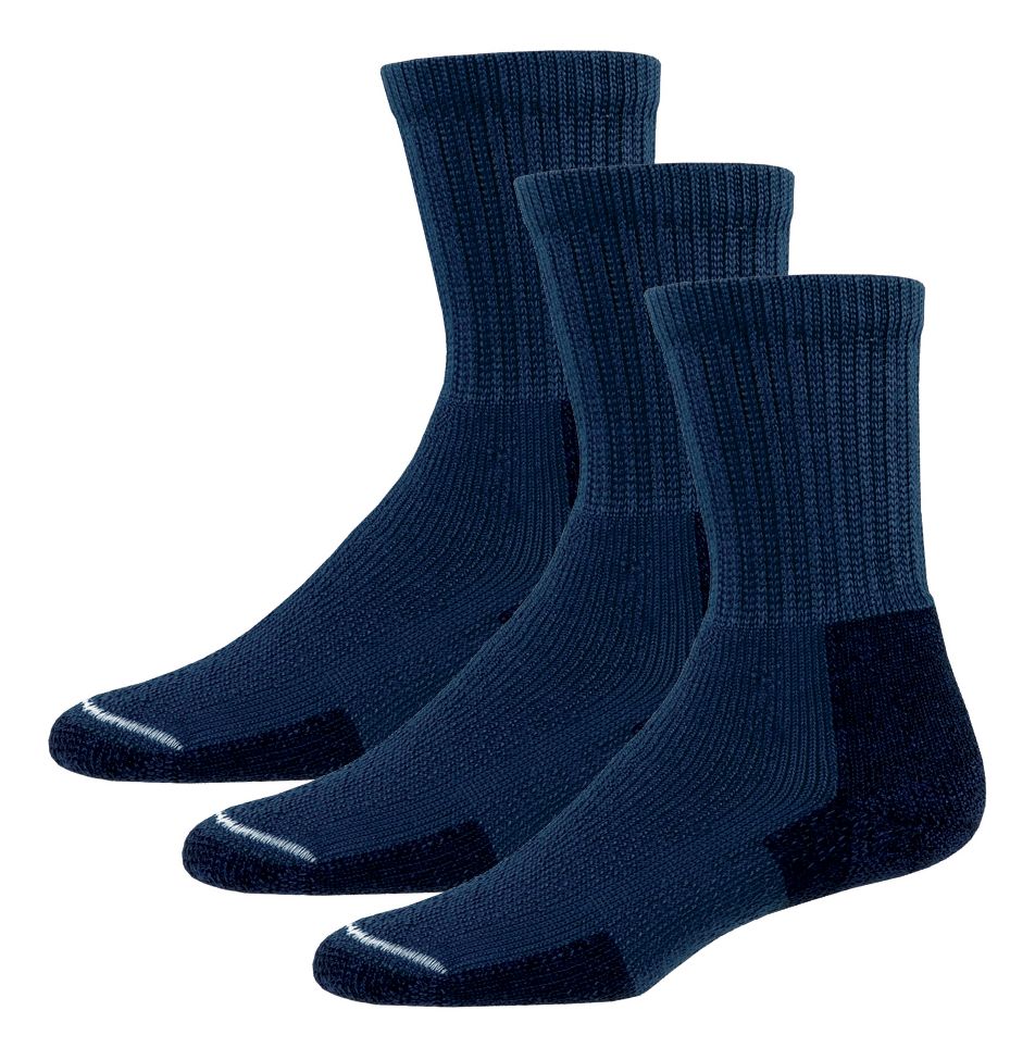 Mens Thorlos Hiking Thick Padded Crew 3 Pack Socks at Road Runner Sports