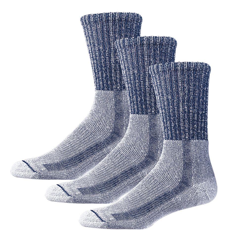 Mens Thorlos Lite Hiking Moderate Padded Crew 3 Pack Socks at Road