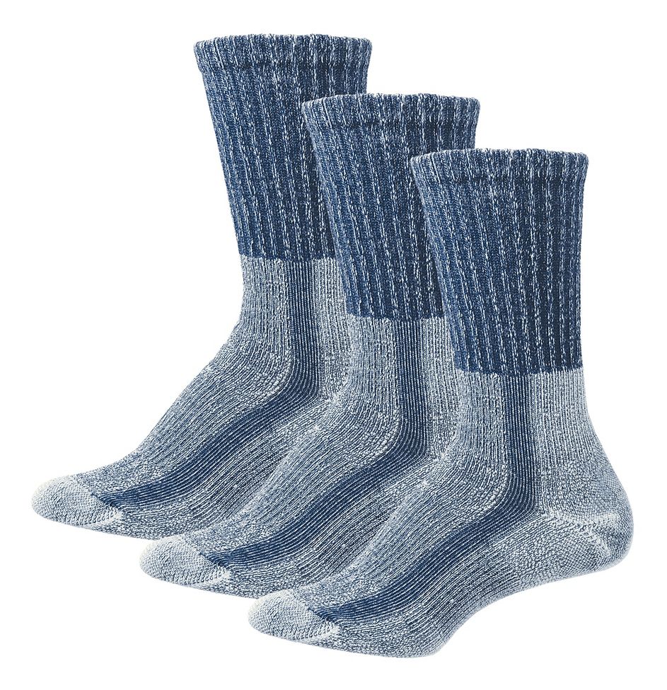 Womens Thorlos Lite Hiking Moderate Padded Crew 3 Pack Socks at Road