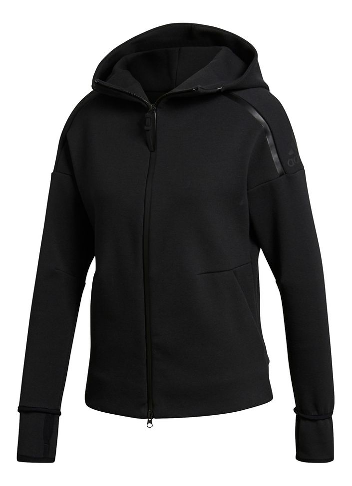 Womens Adidas Z N E Hoodie 2 0 Half Zips Hoodies Technical Tops At Road Runner Sports