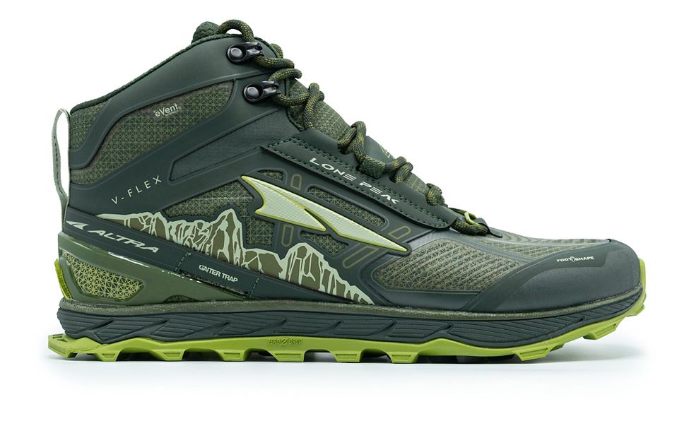 Mens Altra Lone Peak 4.0 Mid RSM Trail Running Shoe at Road Runner Sports