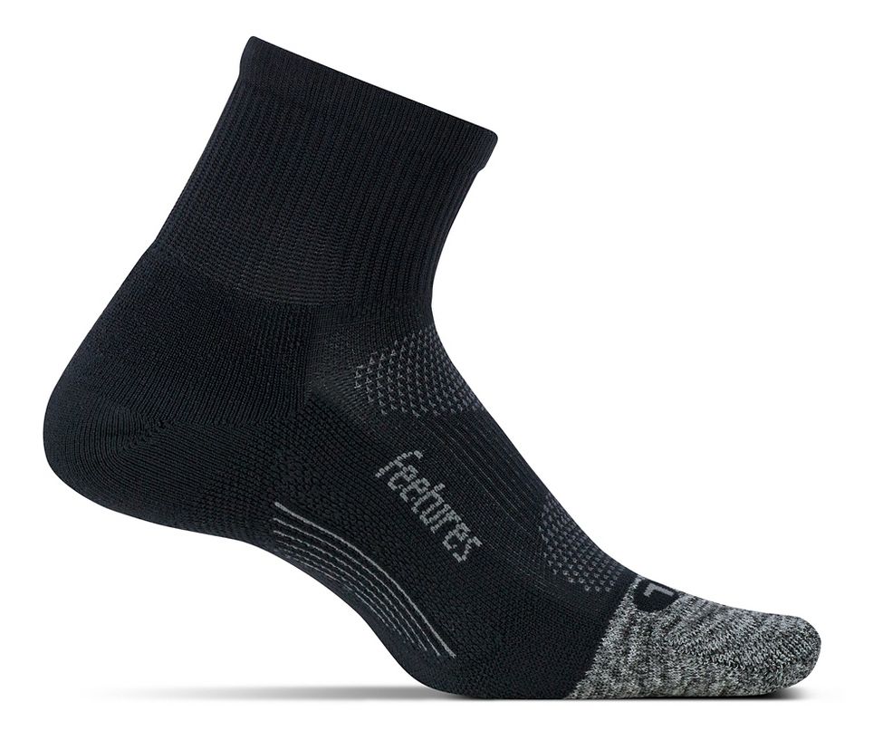 Feetures Elite Light Cushion Quarter Socks at Road Runner Sports