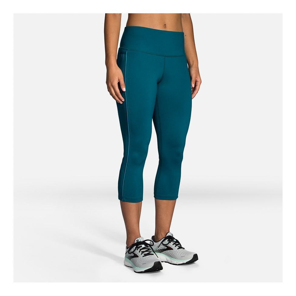 Womens Brooks Greenlight Capri Tights at Road Runner Sports