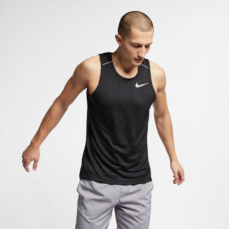 nike miler vest mens
