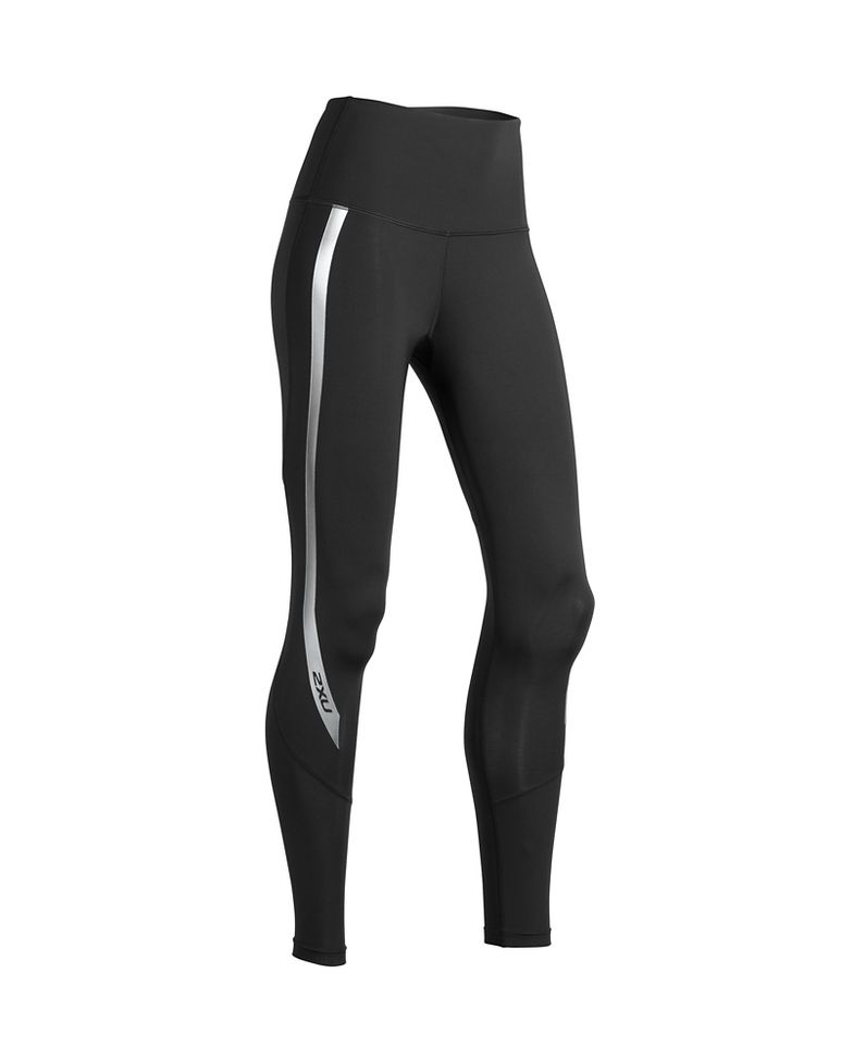Womens 2XU HiRise Compression Tights Leggings Pants at Road Runner Sports