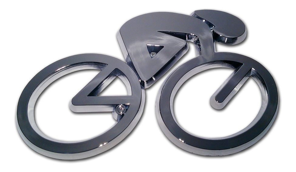 Image of Elektroplate Cycling Chrome Emblem