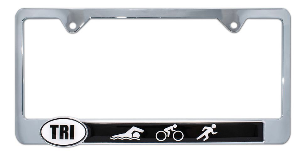 Image of Elektroplate Triathlon License Plate Frame