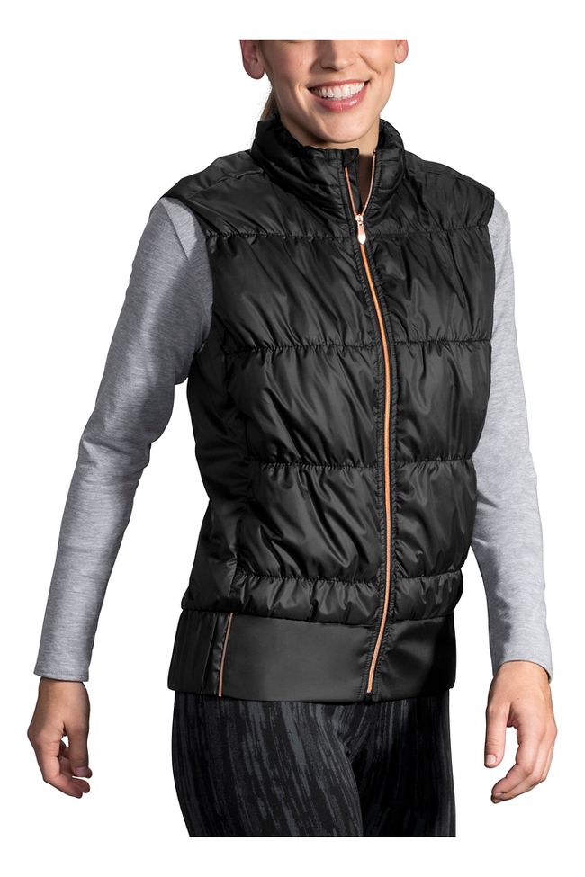 brooks leather vest